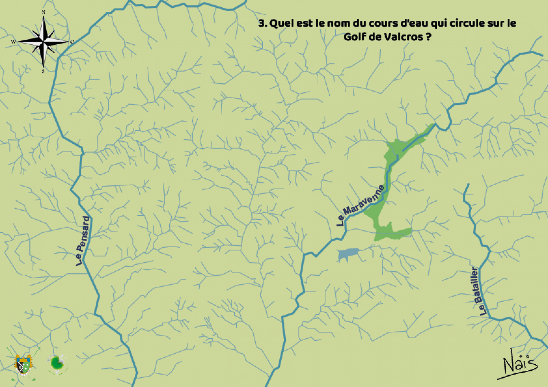 Réponse :  Le Maravenne, il constitue, avec un affluent Le Pansard, un réseau d’oueds aux cours irréguliers et imprévisibles
